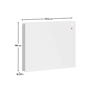 Montes Beyaz Kitaplıklı Başlık 120 cm