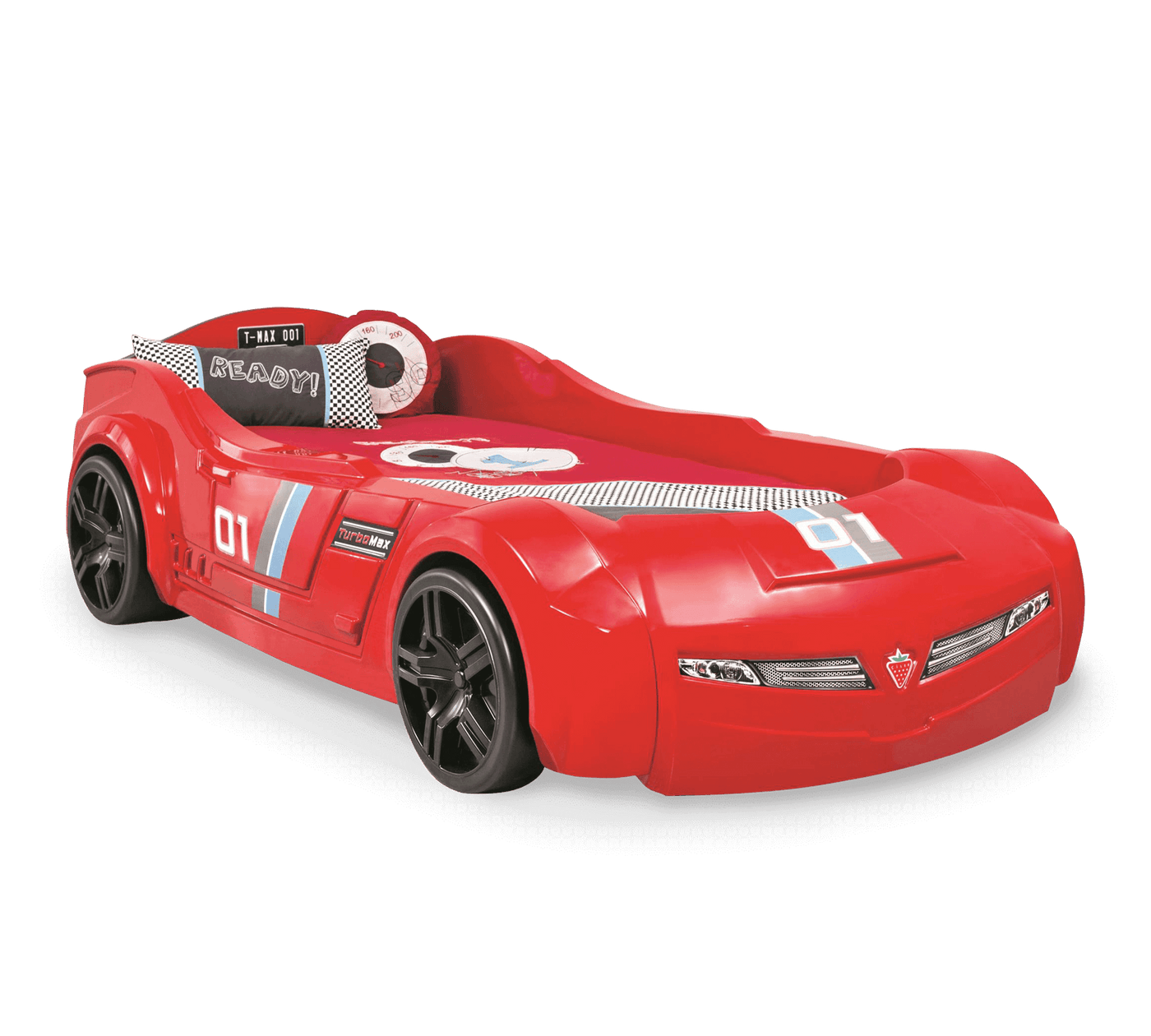 Turbo Max Araba Yatak (Kırmızı) (90x195 cm)