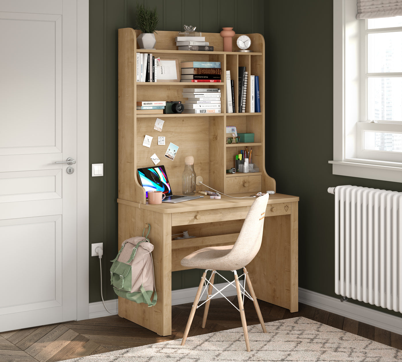 Mocha Çalışma Masası (Yüksek Çalışma Üniteli)