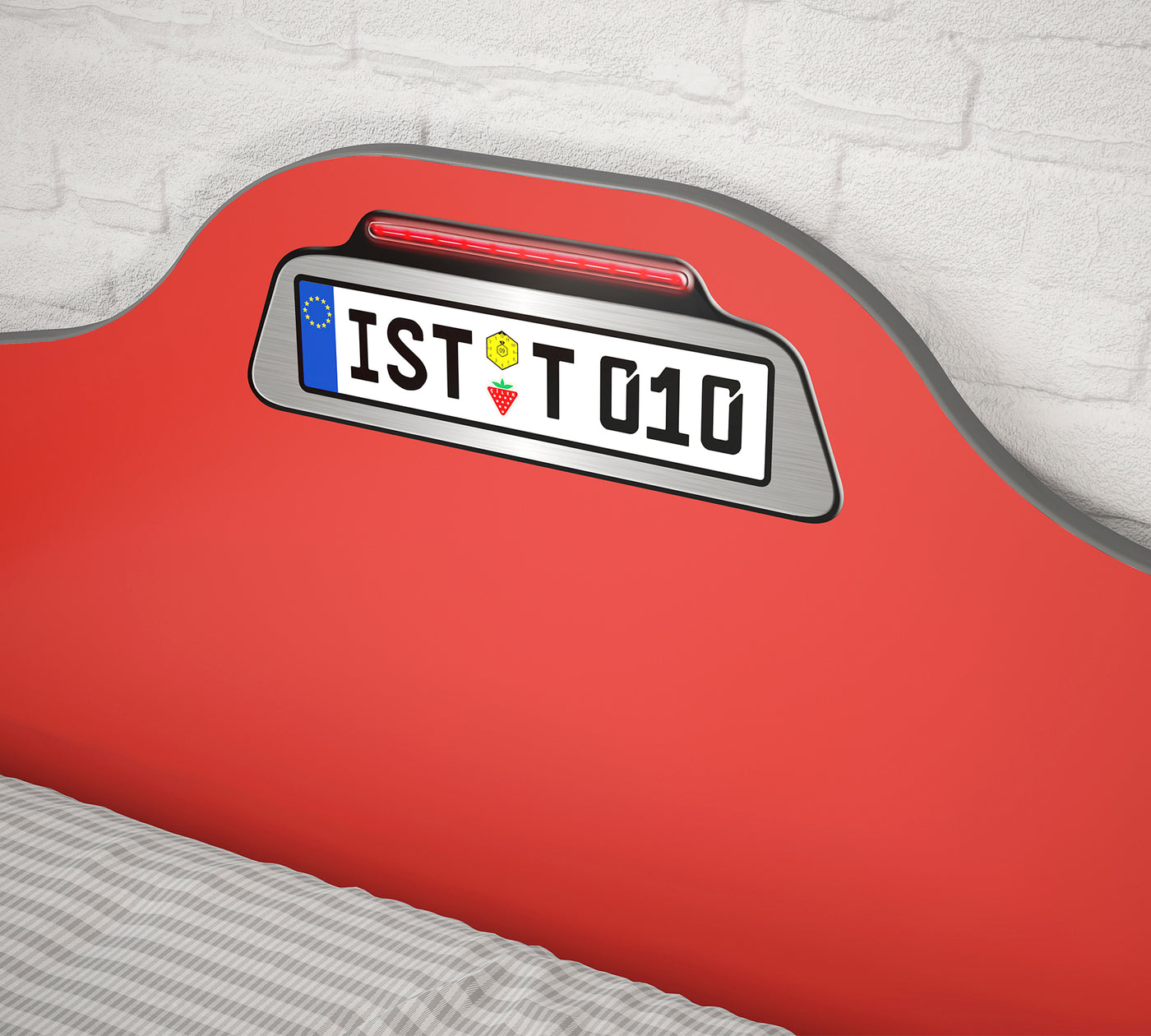 Coupe Araba Yatak (Arkadaş Yataklı) (Kırmızı) (90x190 - 90x180 cm)
