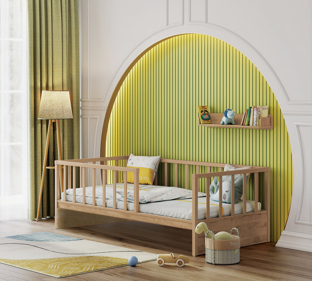 Alfa Çatısız Karyola (Mocha) (100x200 cm) | Çilek Odası