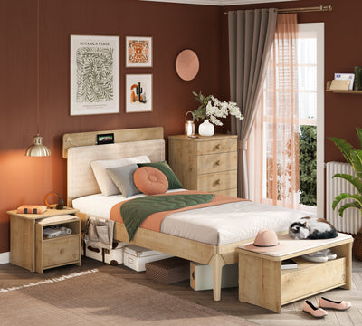 Mocha Modern Karyola