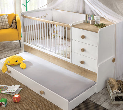 Baby Natura Büyüyen Bebek Karyolası (Ebeveyn Karyolalı) (80x180 cm)