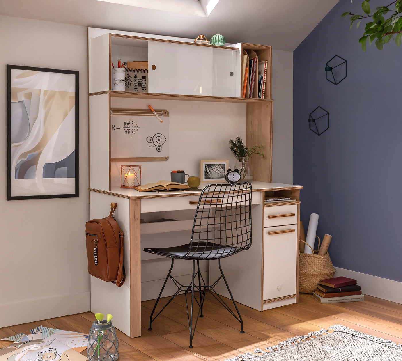 Modera Geniş Çalışma Masası (Üniteli)