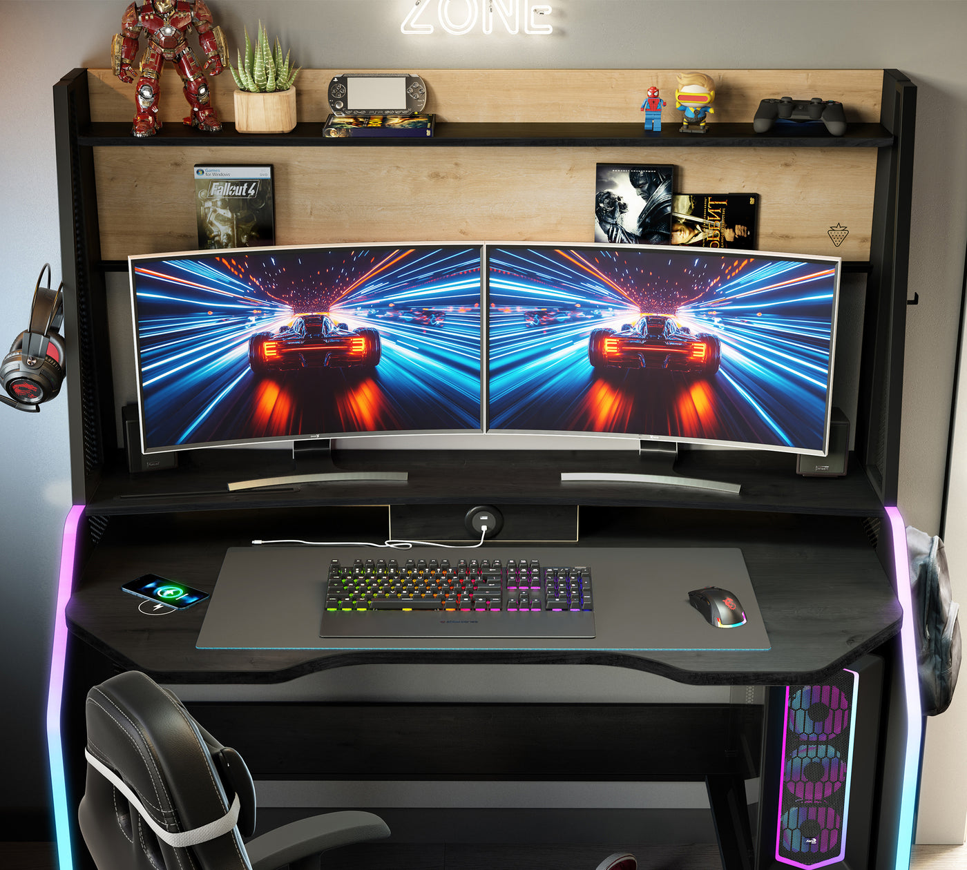 Black Gaming Masa