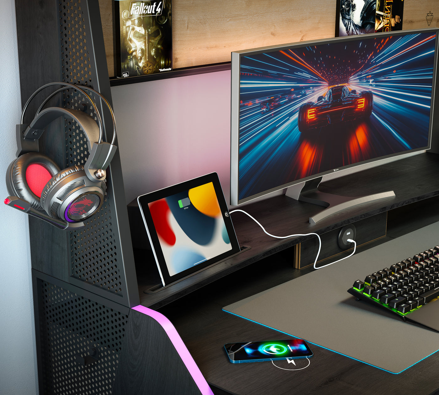 Black Gaming Masa