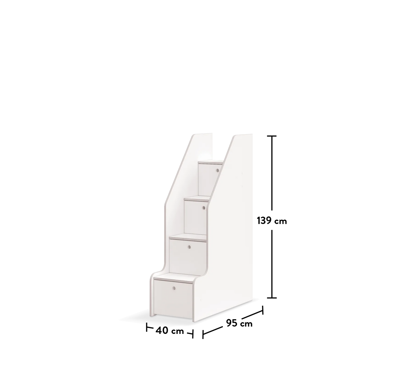 Stüdyo Kapaklı Merdiven Beyaz