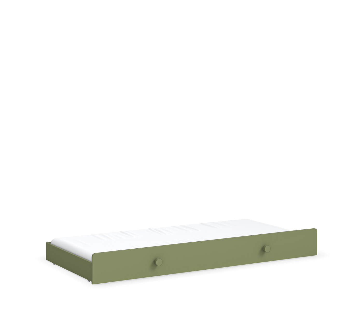 Daybed Çatısız Karyola Yeşil (Alt Karyolalı) (100x200 cm)