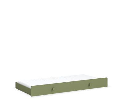 Daybed Çatısız Karyola Yeşil (Alt Karyolalı) (100x200 cm)