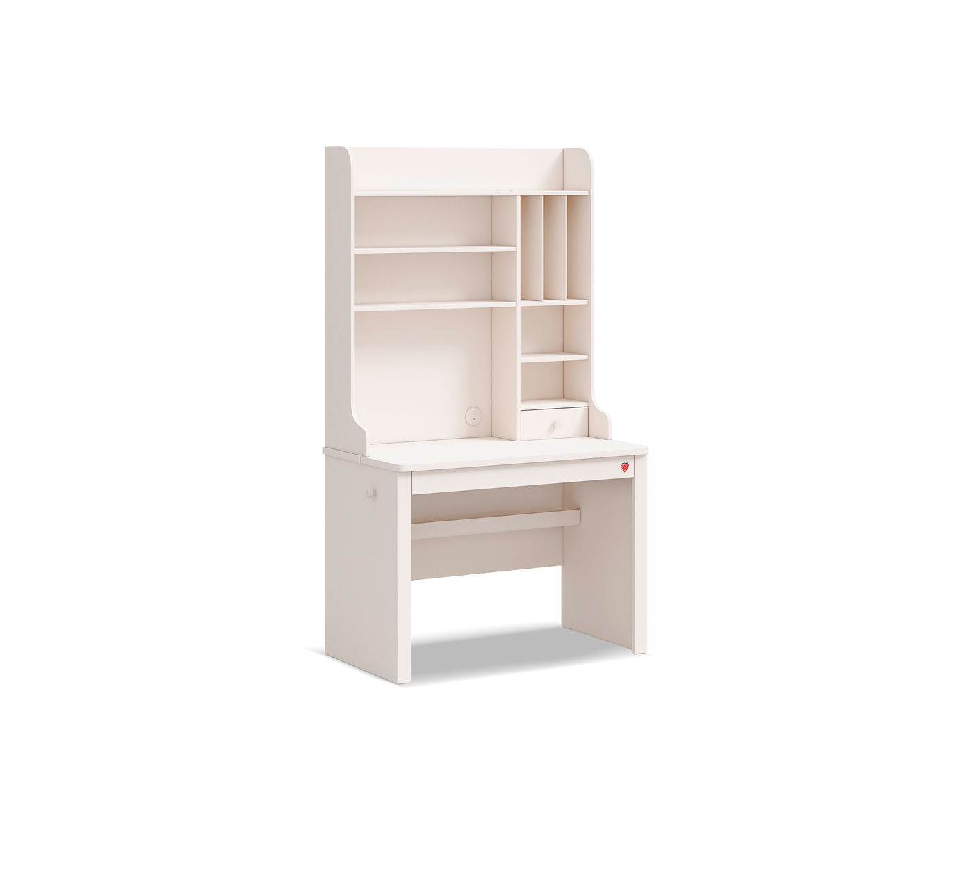 Varia Krem Dar Çalışma Masası (Yüksek Çalışma Üniteli)