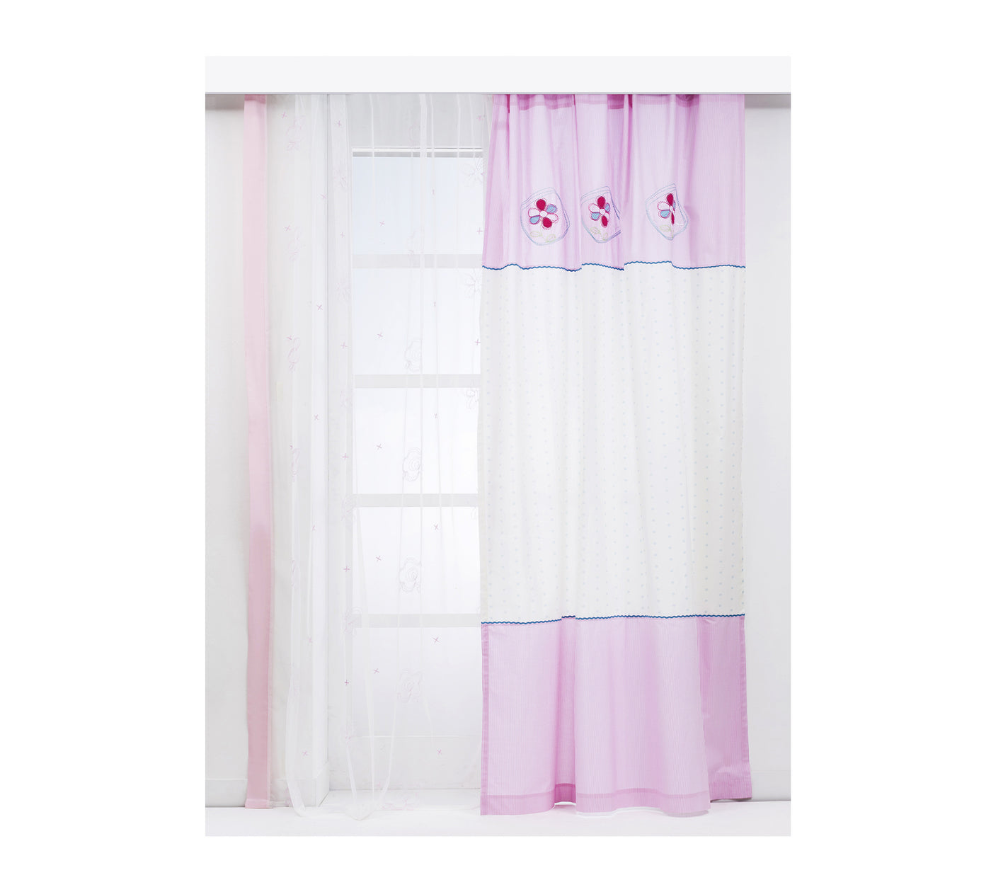 Flora Tül (140x260 cm)