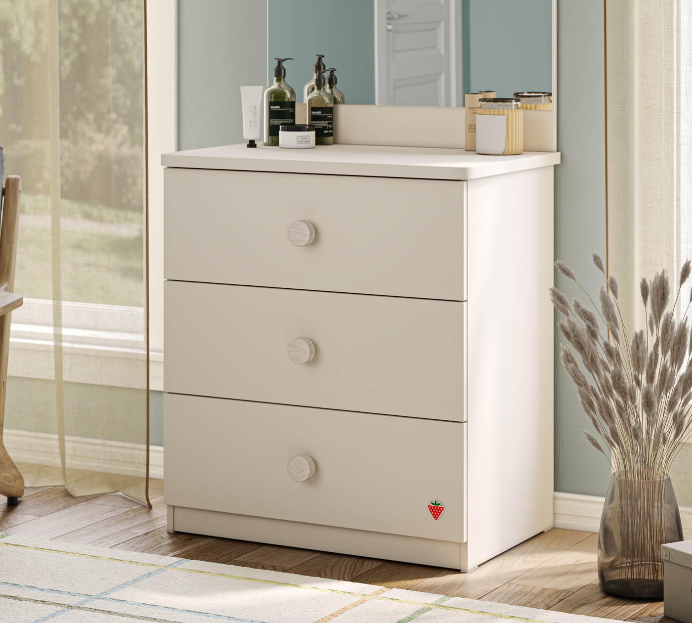 Varia Krem Line Şifonyer