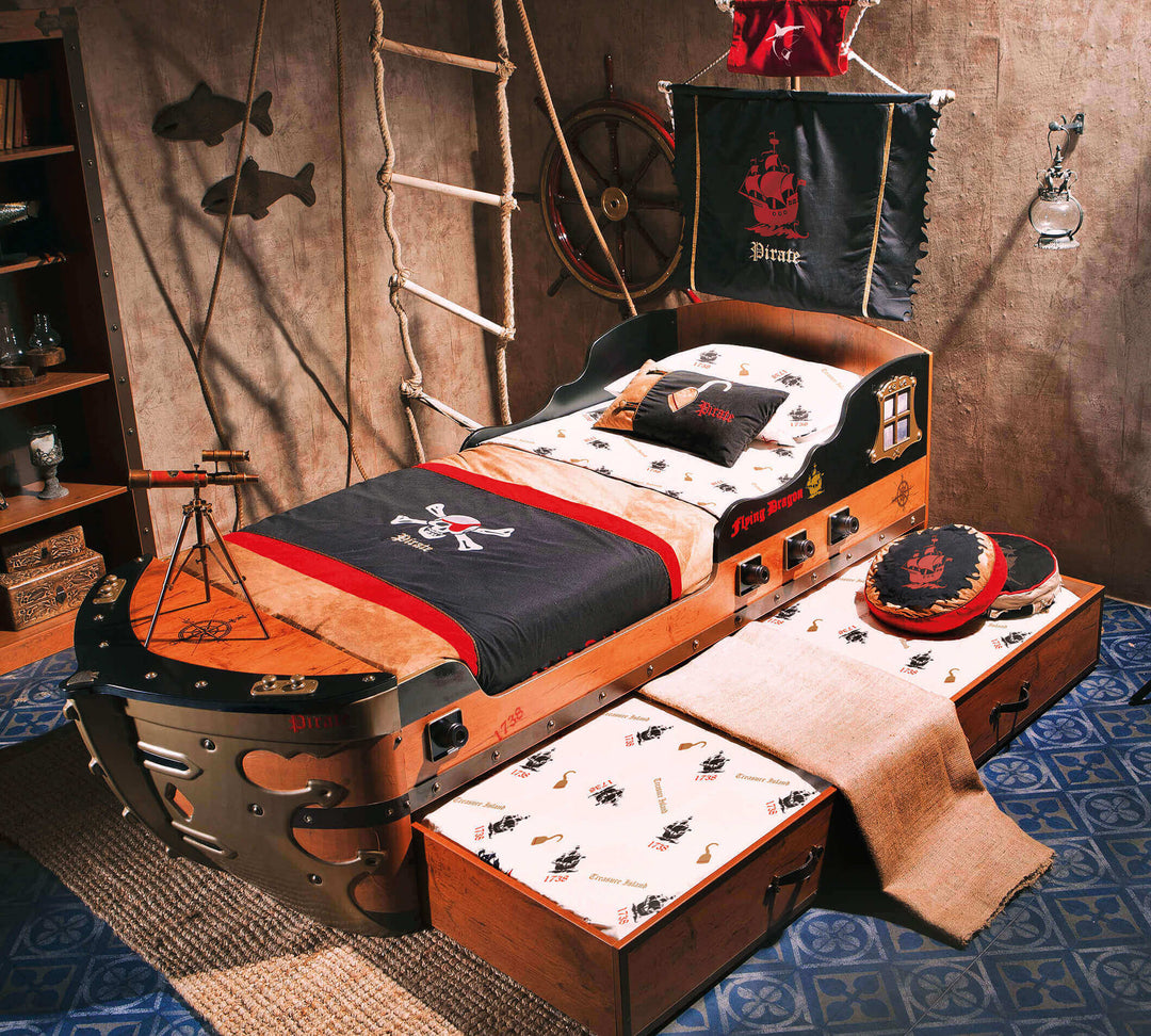Pirate Alt Karyola (90x180 cm) | Çilek Odası