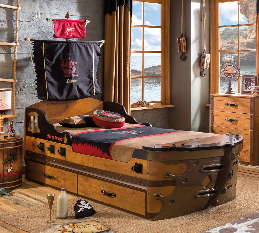 パーツ EAGLE IRON CONSOLE DOOR 61286-90T Pirate Alt Karyola (90x180 cm) | Çilek Odası