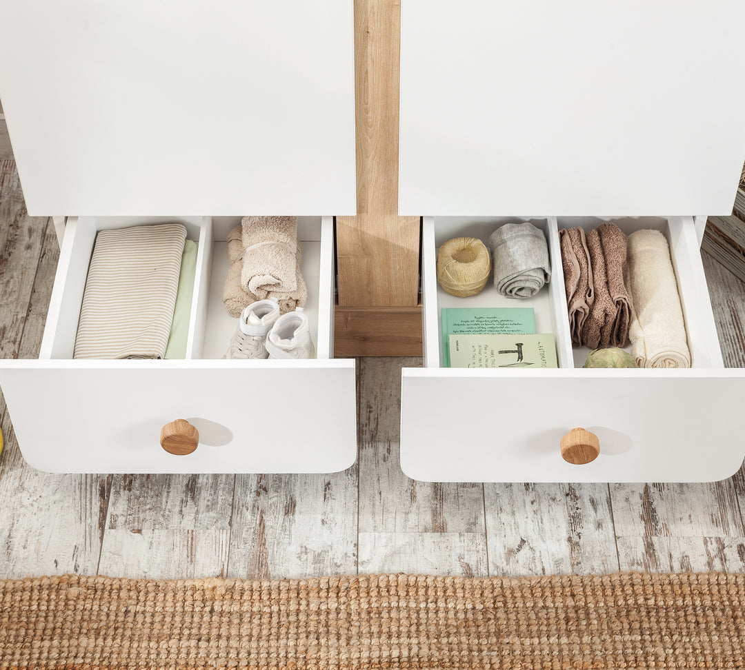 Baby Natura 2 Kapılı Dolap | Çilek Odası